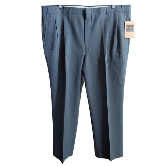 44x30 Vintage Men's Dress Pants Botany 500 Wool Blend W44 L30 Classic 1970's - Picture 1 of 4